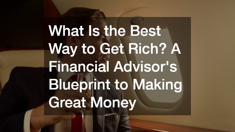 a wealthy man flying in a private jet